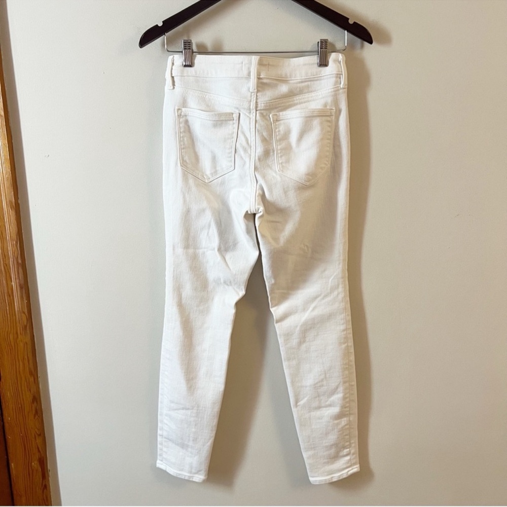 Athleta Sculptek Skinny Ankle Jeans White 530638-00 Size 2 Petite - Picture 6 of 11